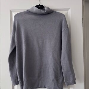 Cozy Gray Turtleneck Sweater